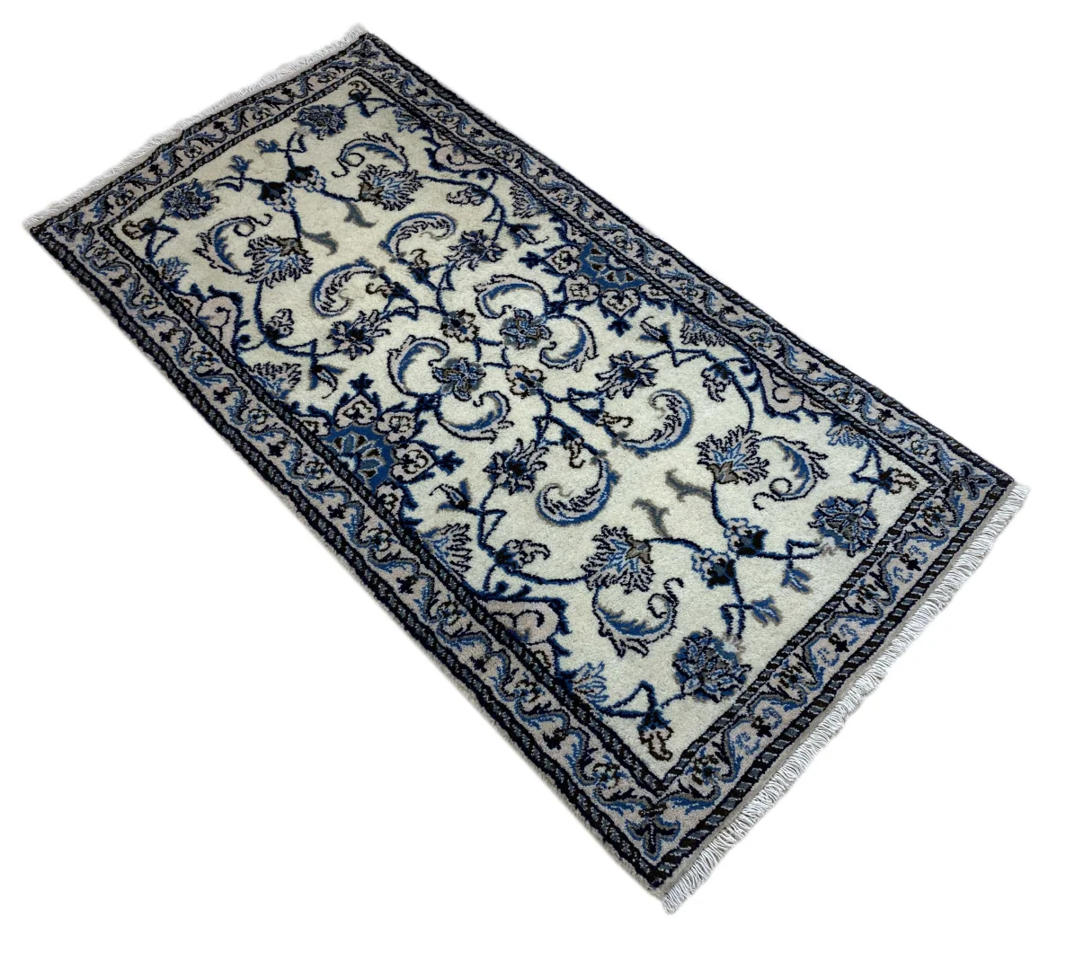 Perserteppich Nain 135x69 cm Wolle handgeknüpft
