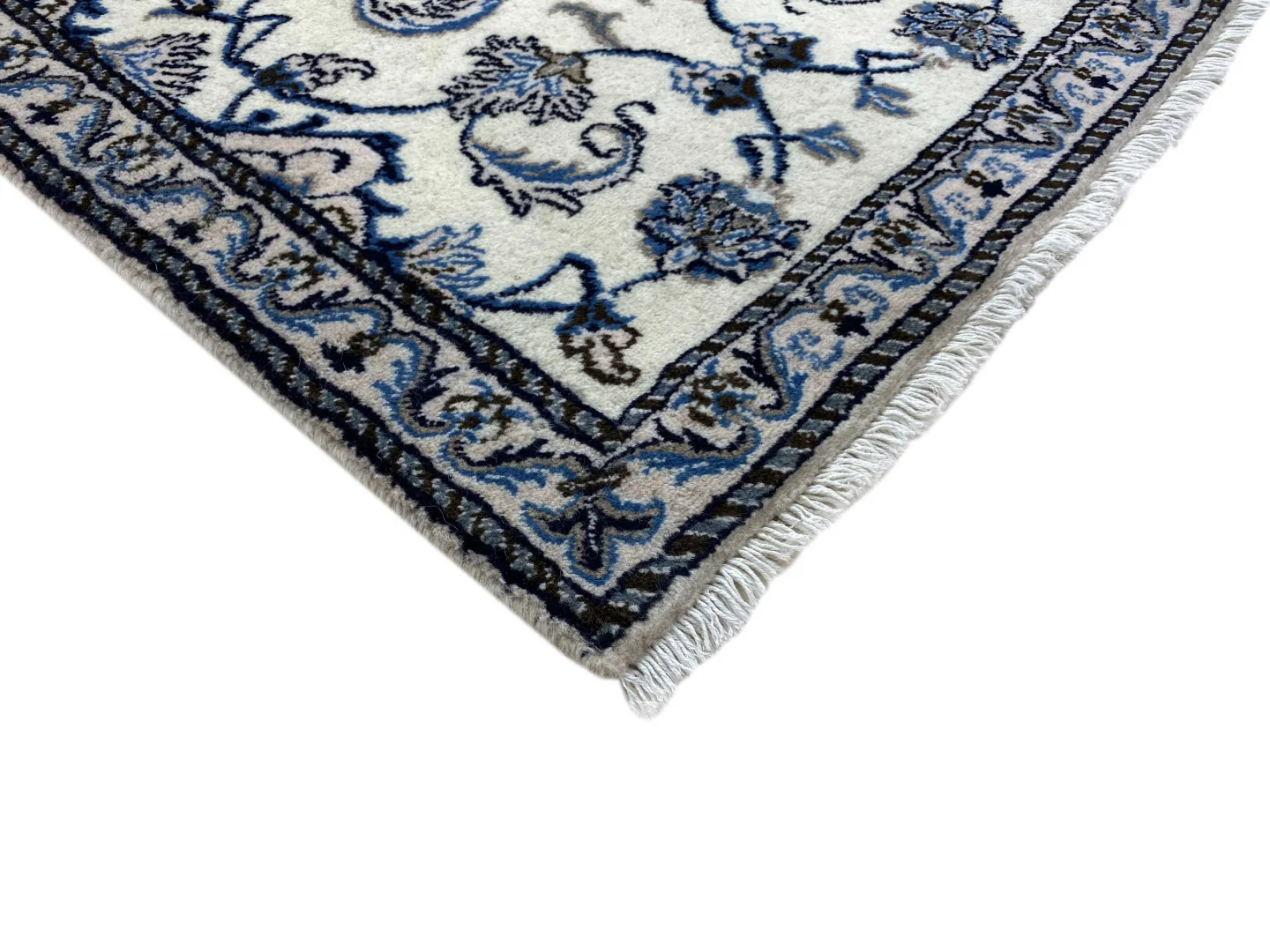 Perserteppich Nain 135x69 cm Wolle handgeknüpft