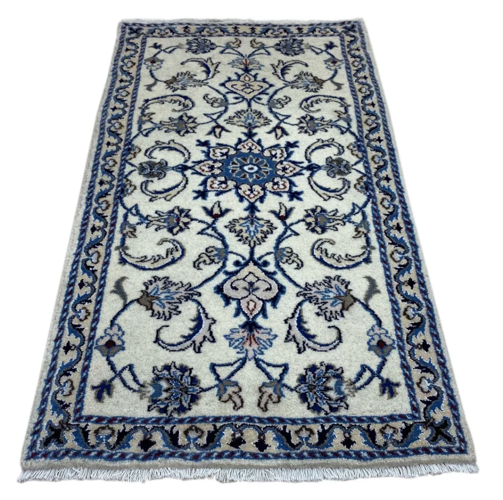 Perserteppich Nain 135 x 75 cm Wolle handgeknüpft