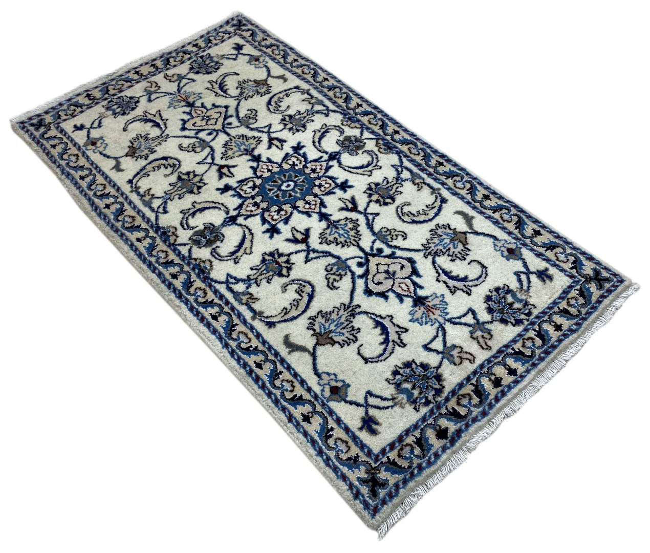 Perserteppich Nain 135 x 75 cm Wolle handgeknüpft