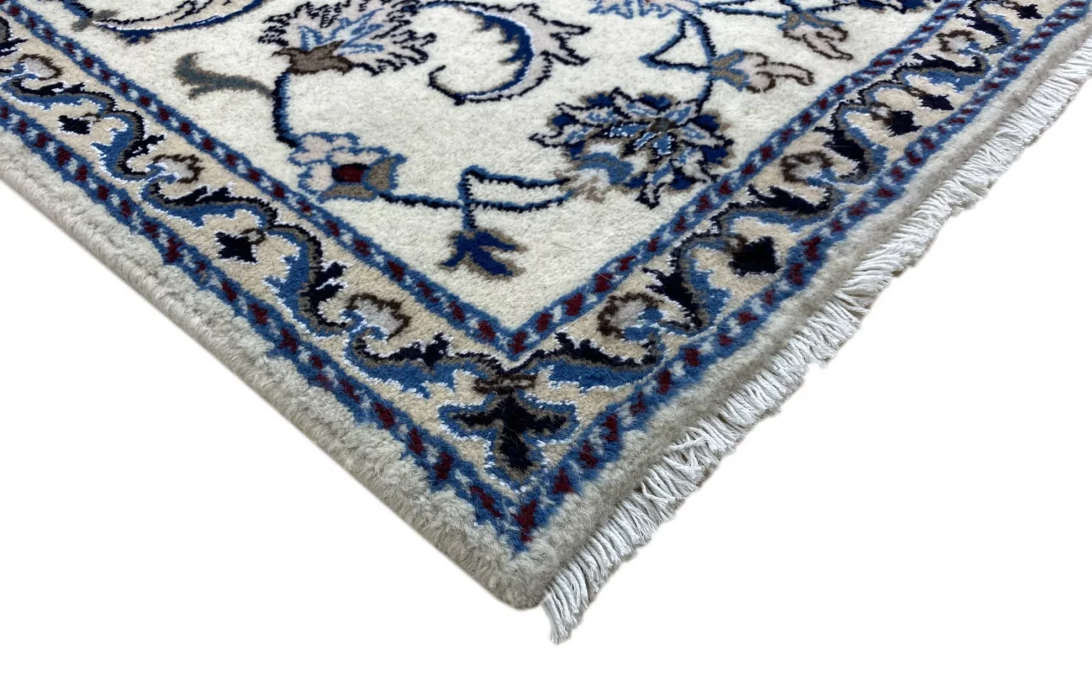 Perserteppich Nain 135 x 75 cm Wolle handgeknüpft