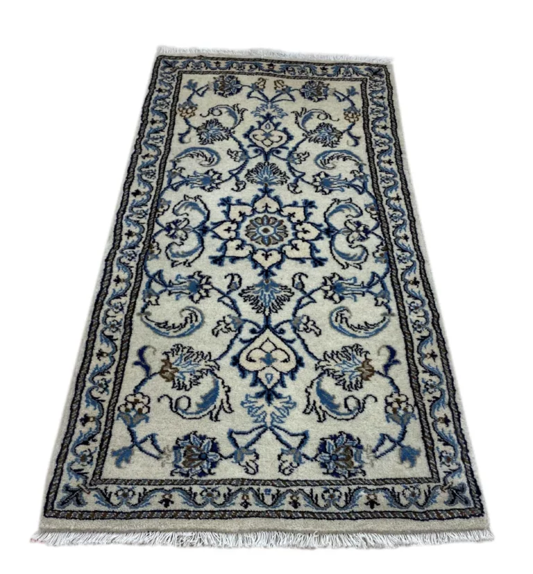 Perserteppich Nain 136 x 67 cm Wolle handgeknüpft