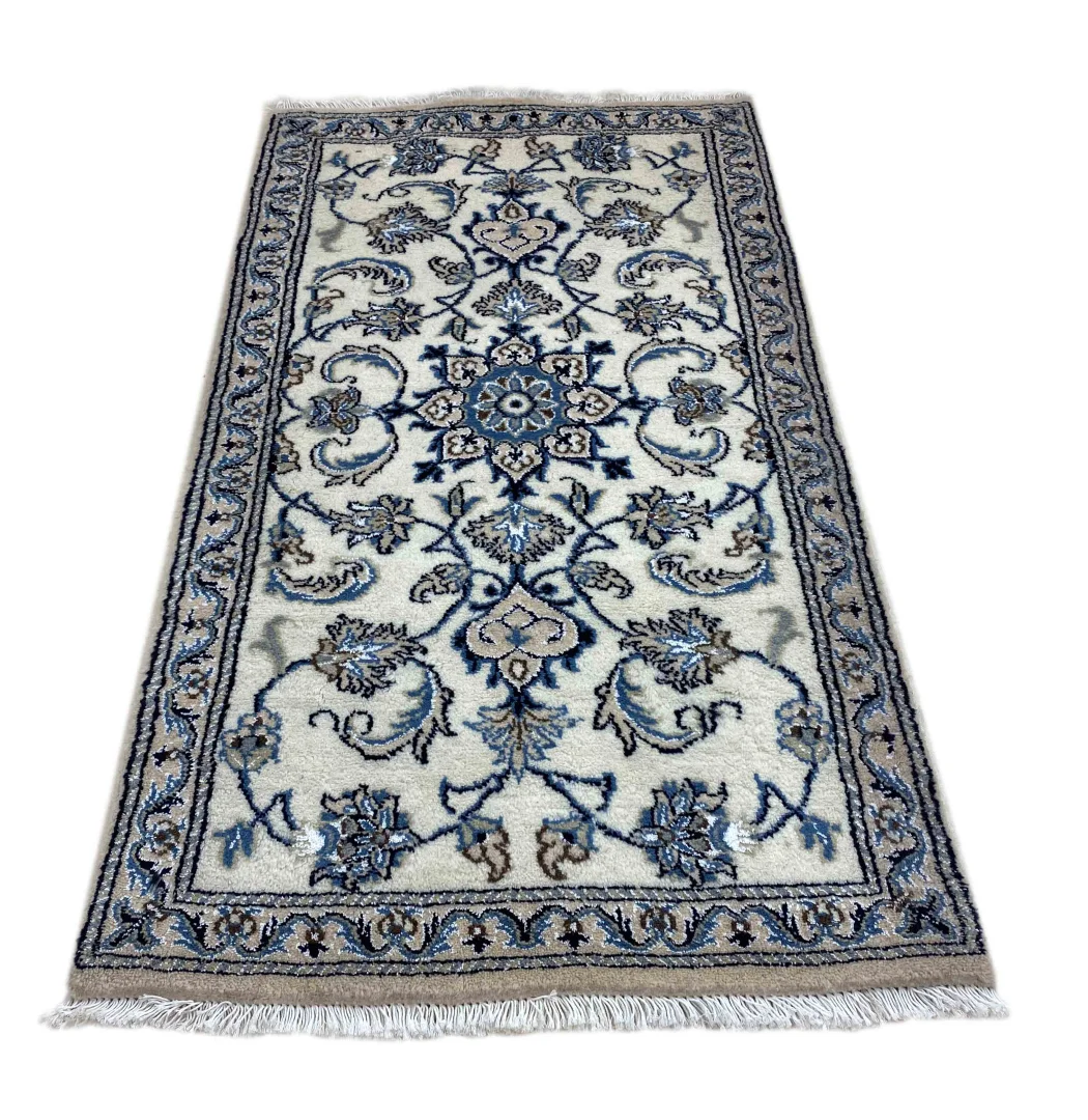 Perserteppich Nain 136 x 75 cm Wolle handgeknüpft