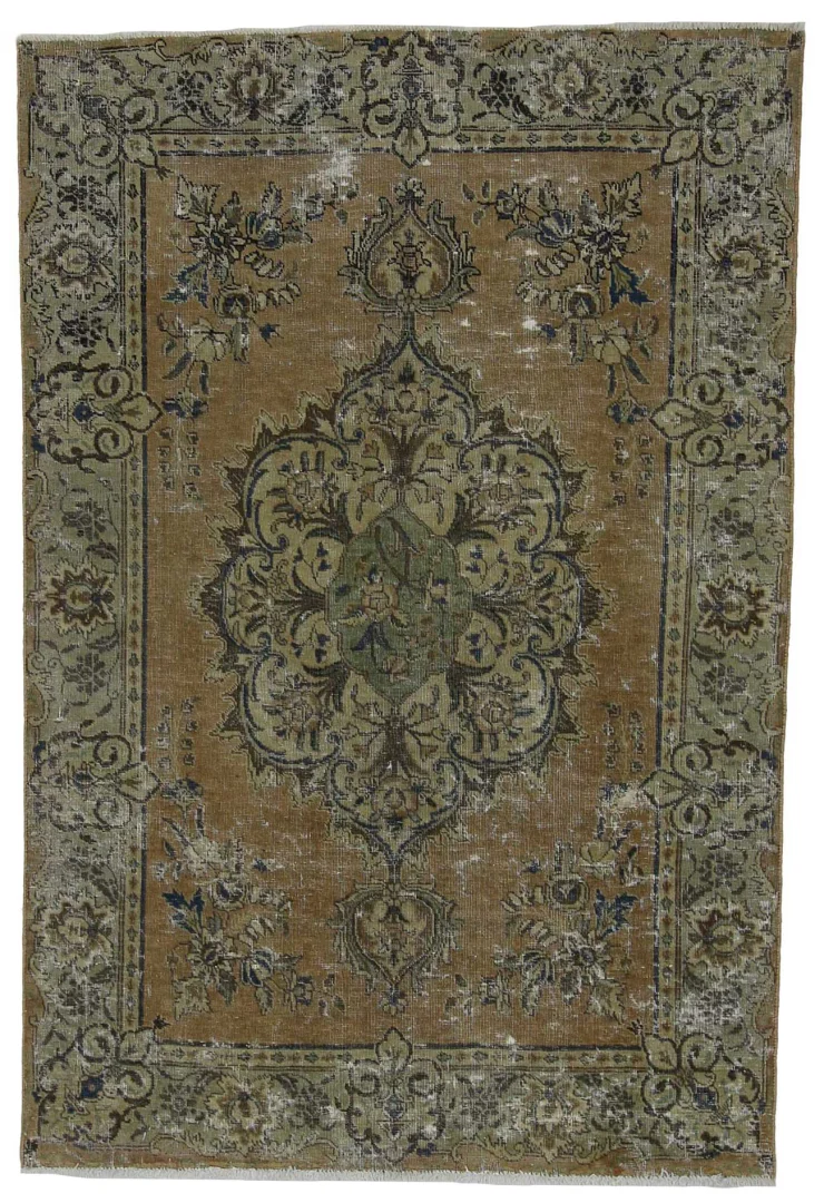 Orientteppich 200 x 134 cm handgeknüpft