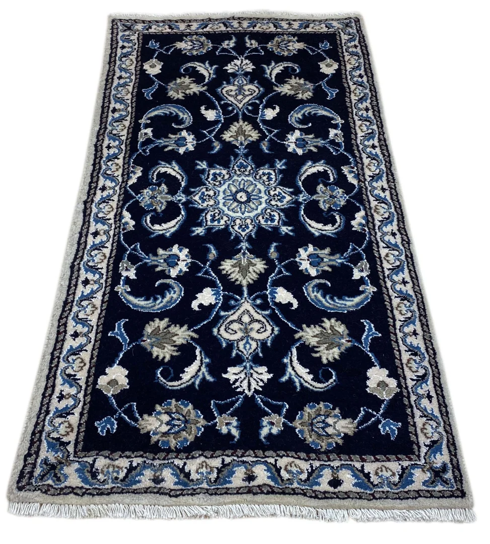 Perserteppich Nain 137 x 70 cm Wolle handgeknüpft