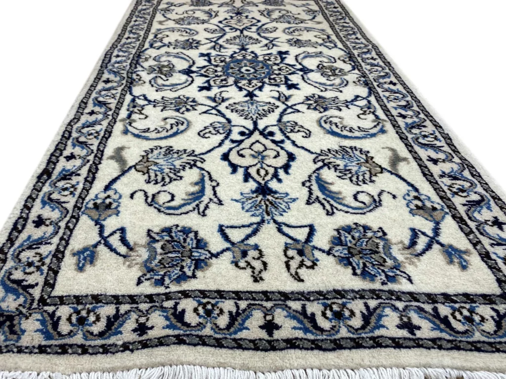 Perserteppich Nain 140 x 68 cm Wolle handgeknüpft