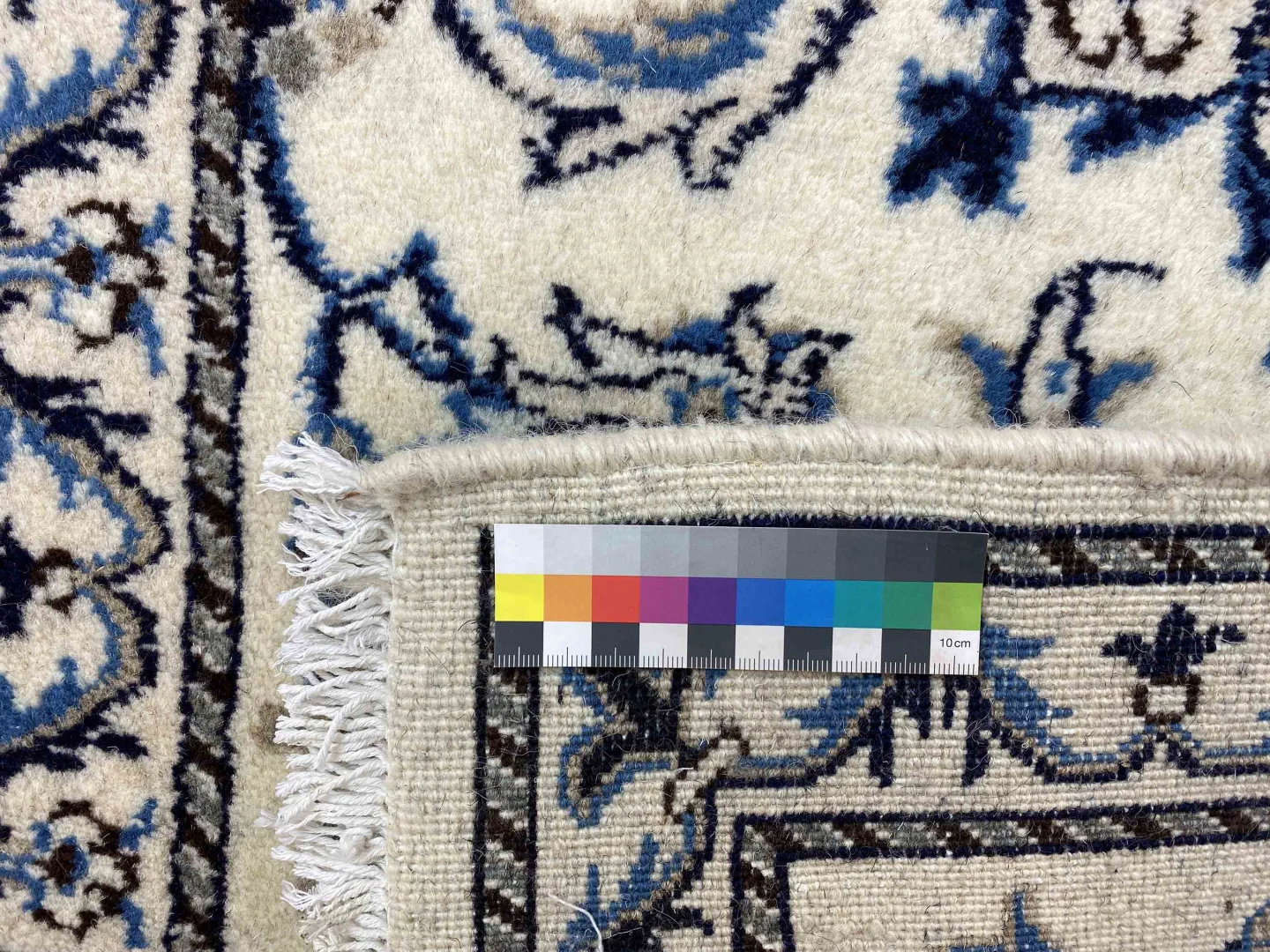 Perserteppich Nain 140 x 68 cm Wolle handgeknüpft