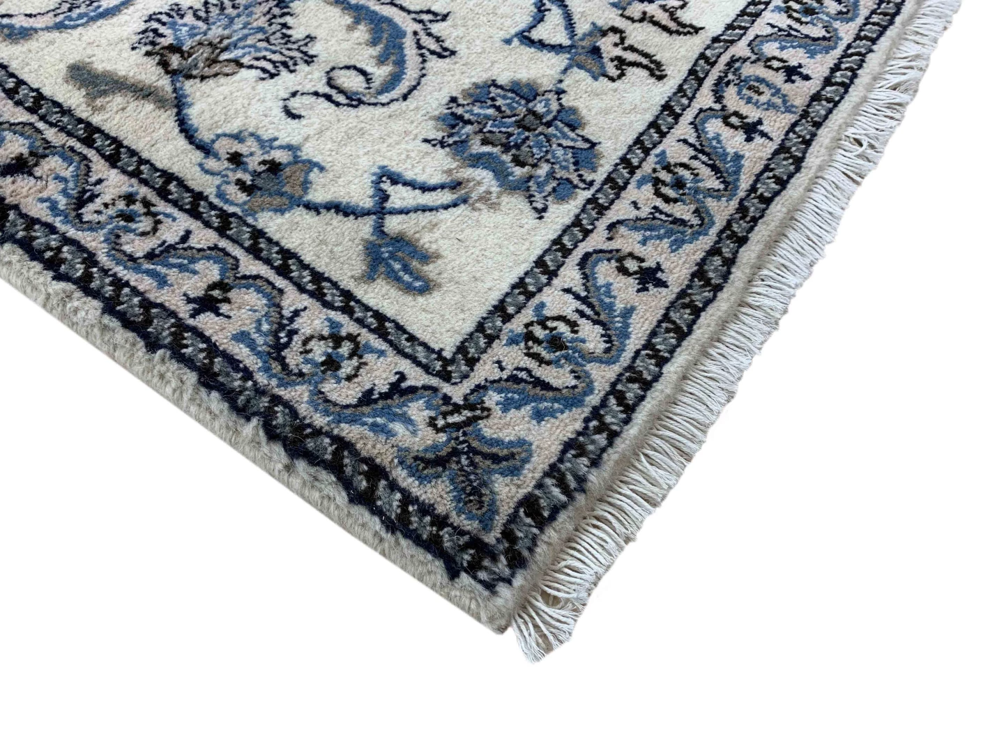 Perserteppich Nain 140 x 68 cm Wolle handgeknüpft