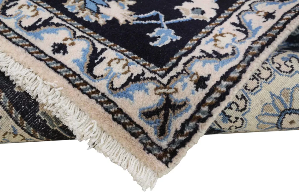 Perserteppich Nain 140 x 70 cm Wolle handgeknüpft