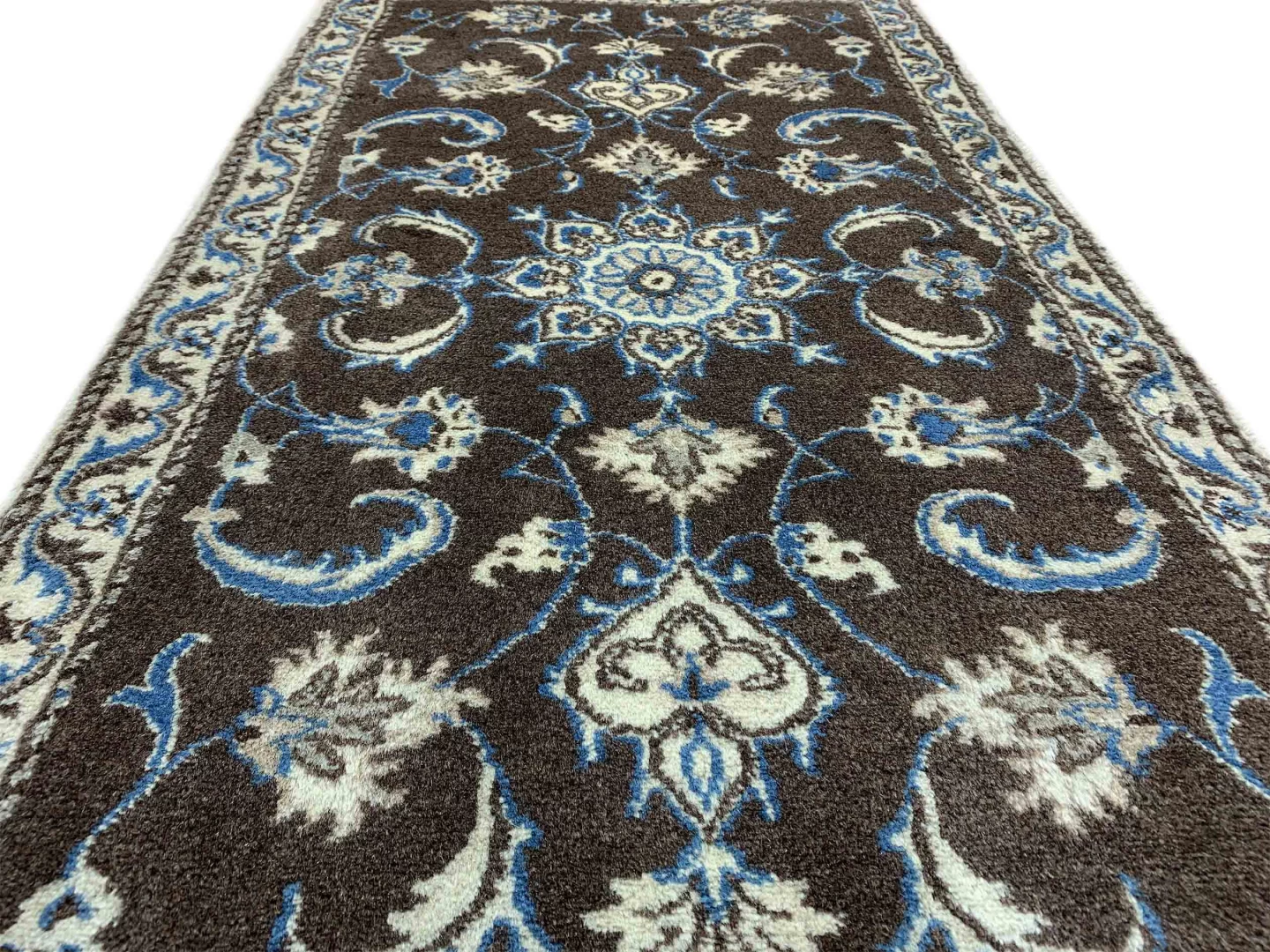 Perserteppich Nain 140 x 70 cm Wolle handgeknüpft