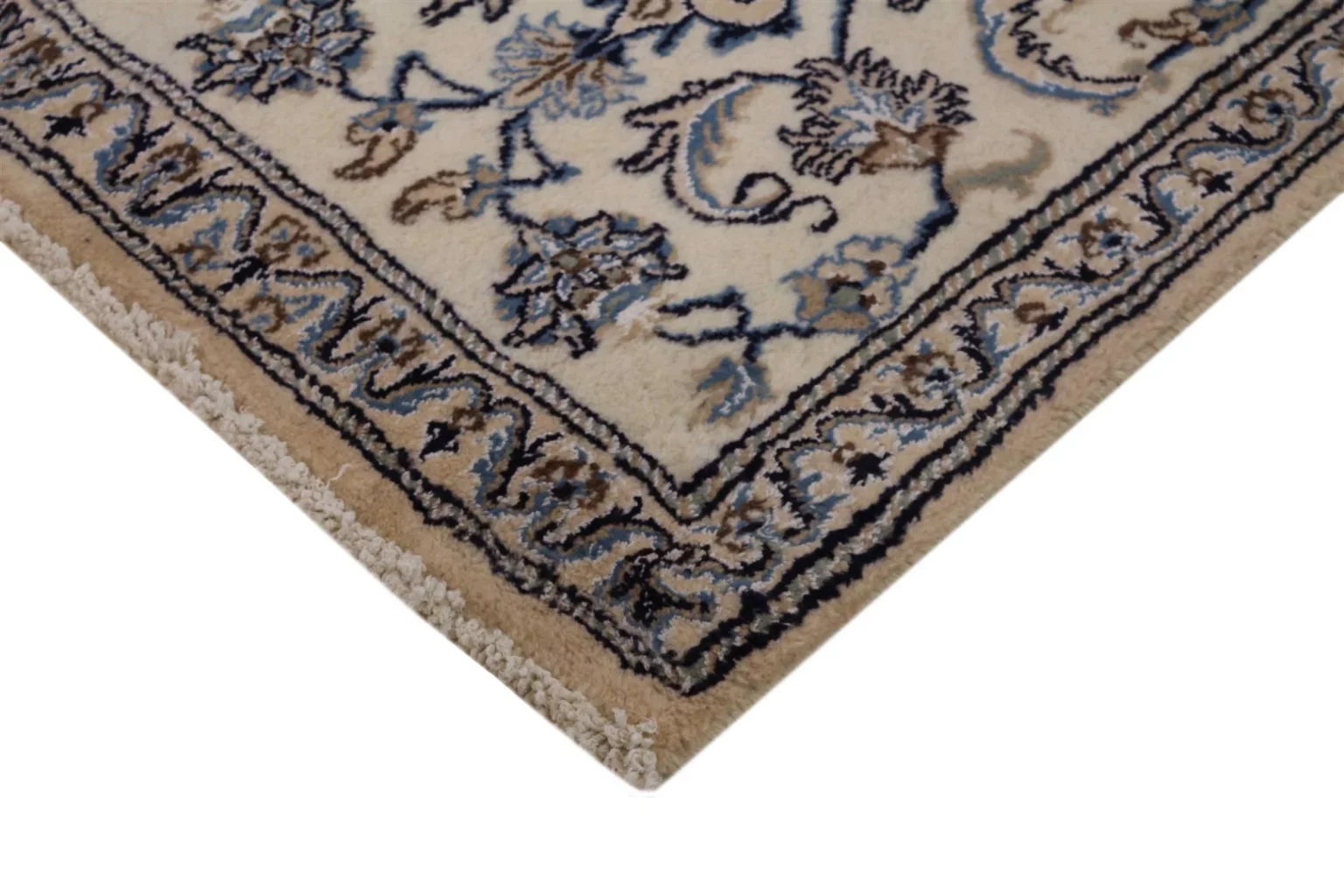 Perserteppich Nain 143 x 68 cm Wolle handgeknüpft