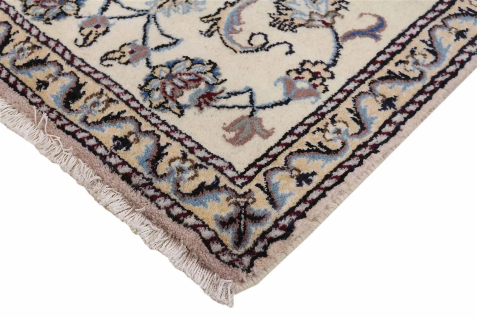 Perserteppich Nain 143 x 67 cm Wolle handgeknüpft