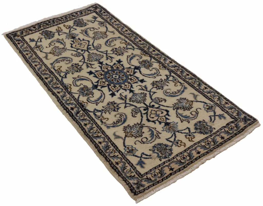 Perserteppich Nain 145 x 73 cm Wolle handgeknüpft