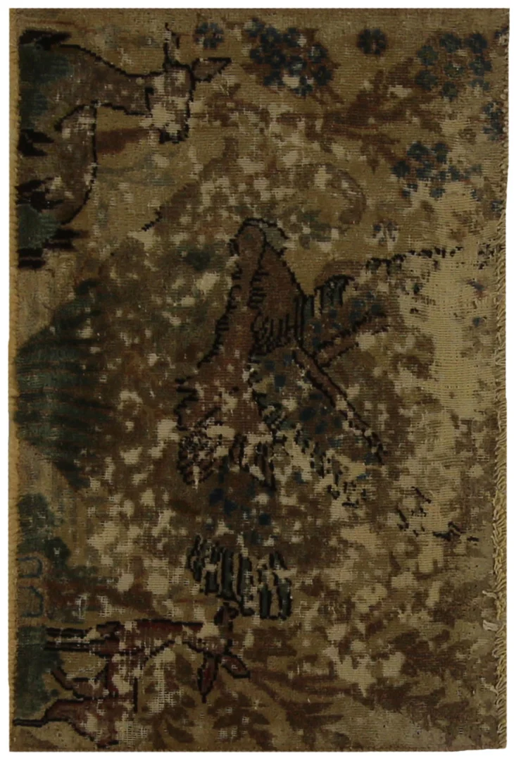 Perserteppich 70 x 46 cm handgeknüpft