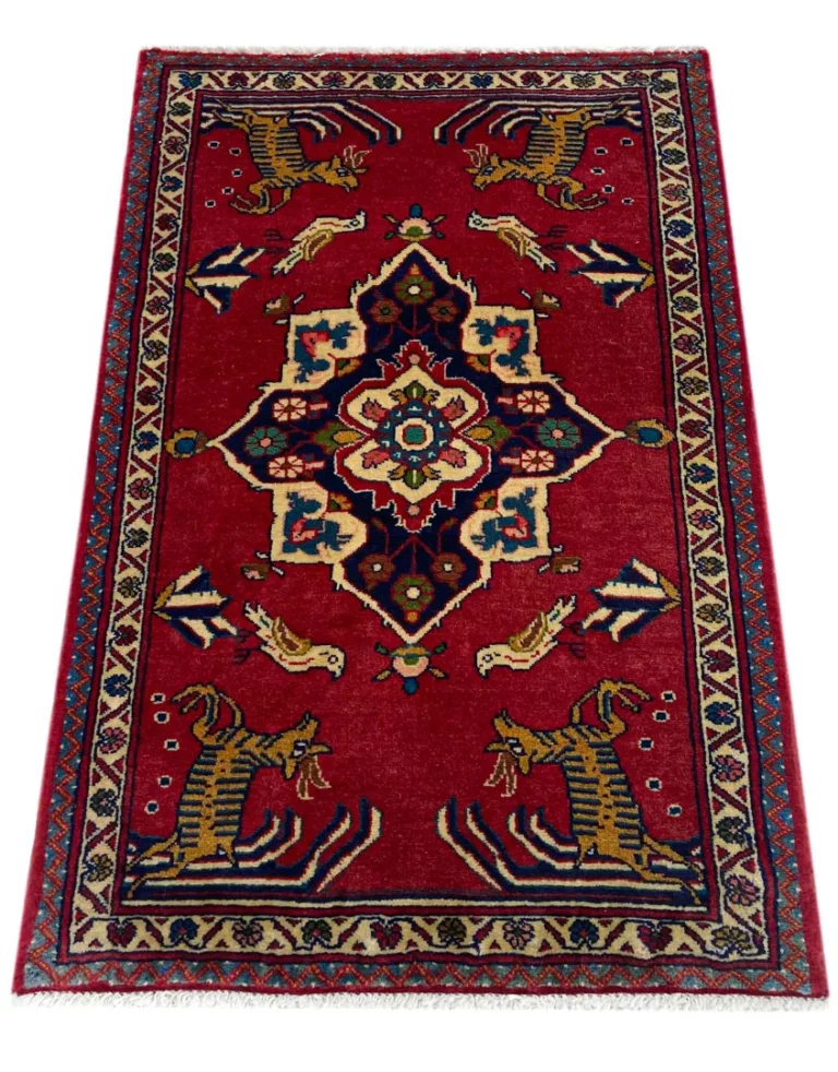 Perserteppich Sarough 110 x 68 cm Wolle handgeknüpft