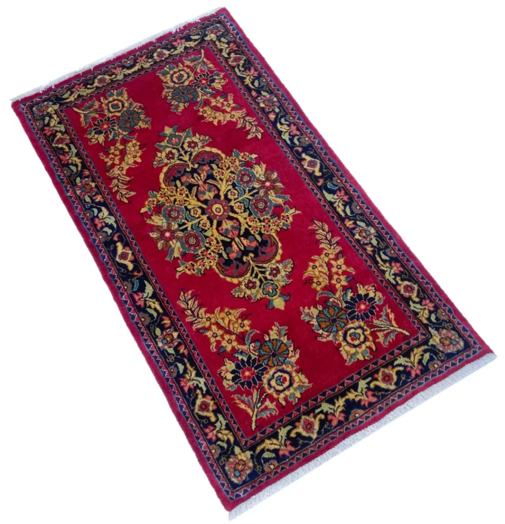 Perserteppich Sarough 116 x 65 cm Wolle handgeknüpft