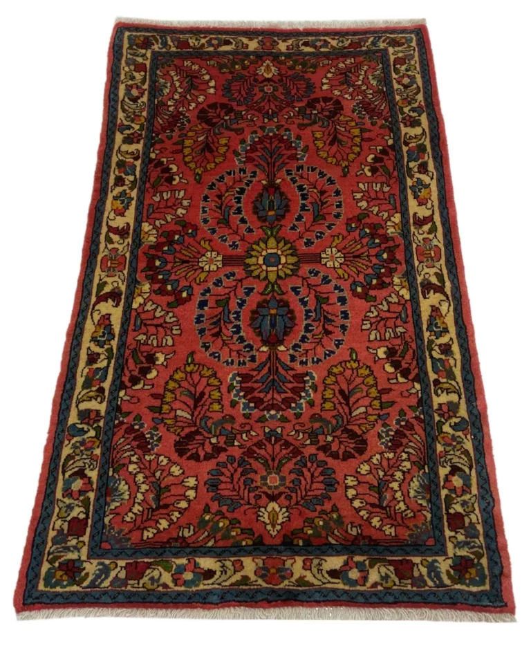Perserteppich Sarough 118 x 69 cm Wolle handgeknüpft