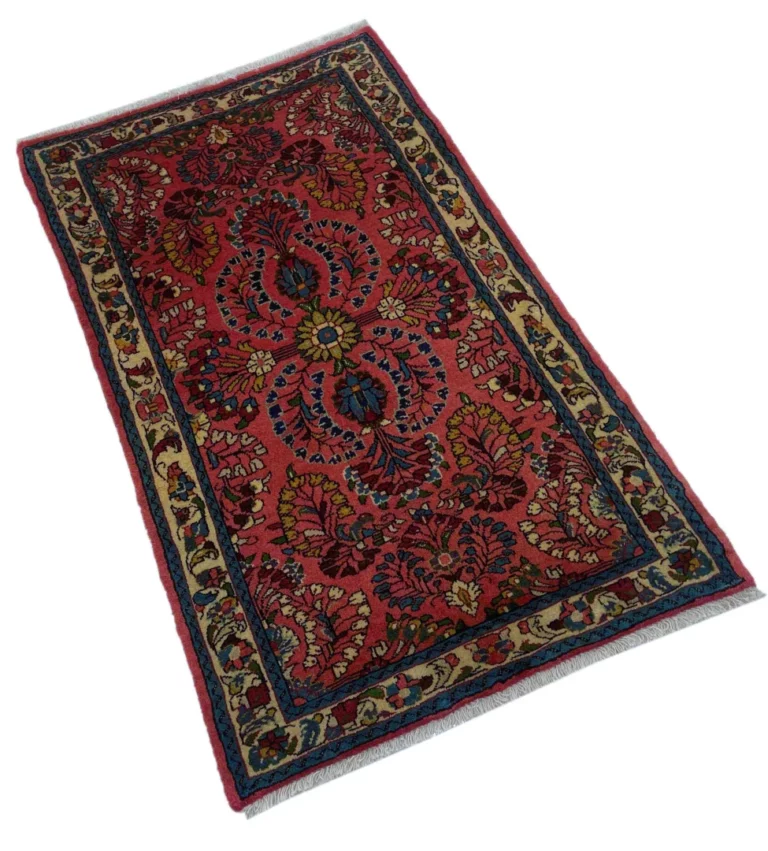 Perserteppich Sarough 118 x 69 cm Wolle handgeknüpft