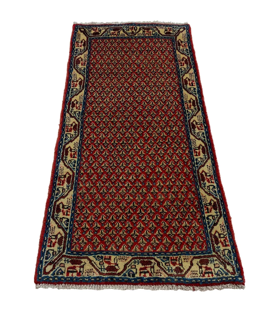 Perserteppich Sarough 120 x 58 cm Wolle handgeknüpft