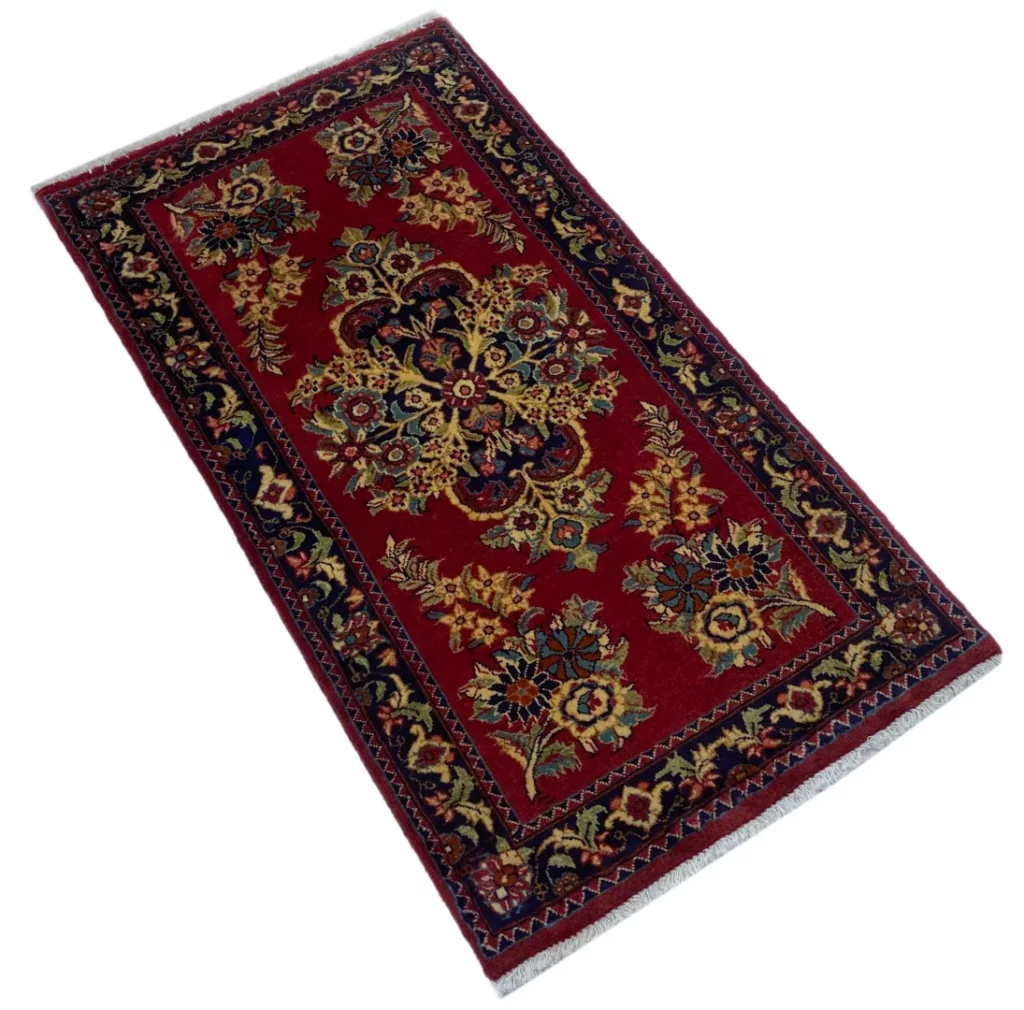 Perserteppich Sarough 123 x 65 cm Wolle handgeknüpft
