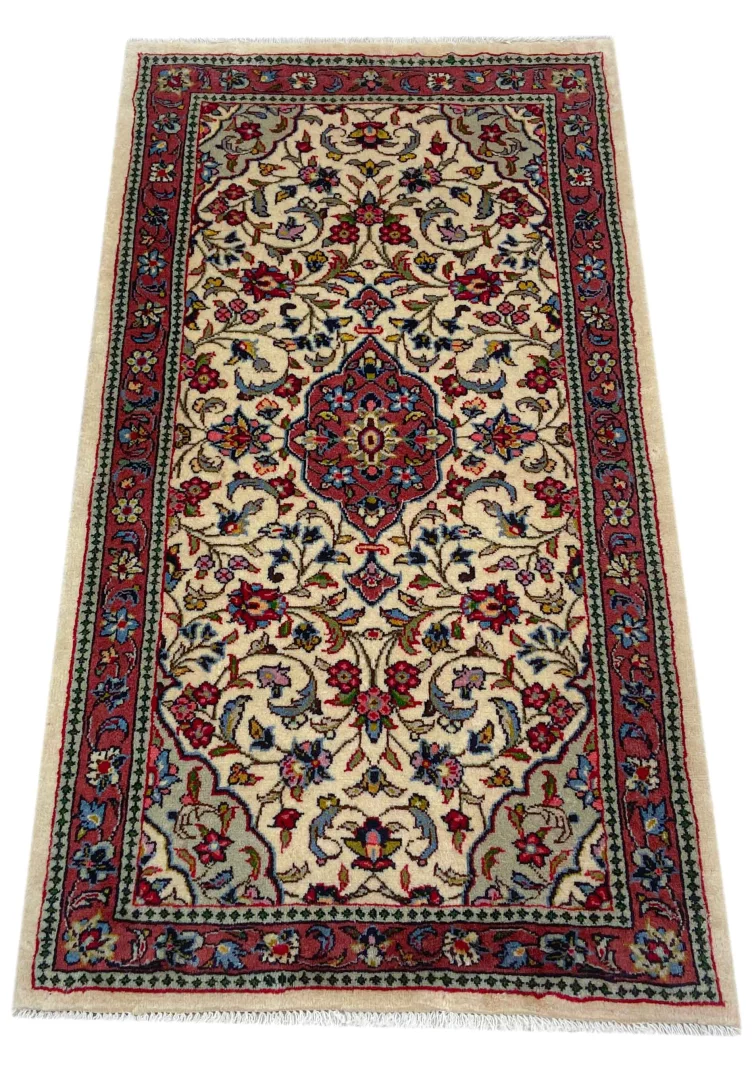 Perserteppich Sarough 124 x 70 cm Wolle handgeknüpft