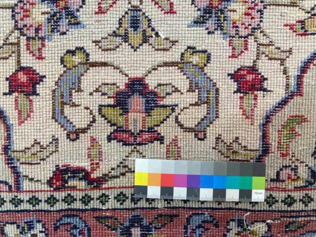 Perserteppich Sarough 124 x 70 cm Wolle handgeknüpft