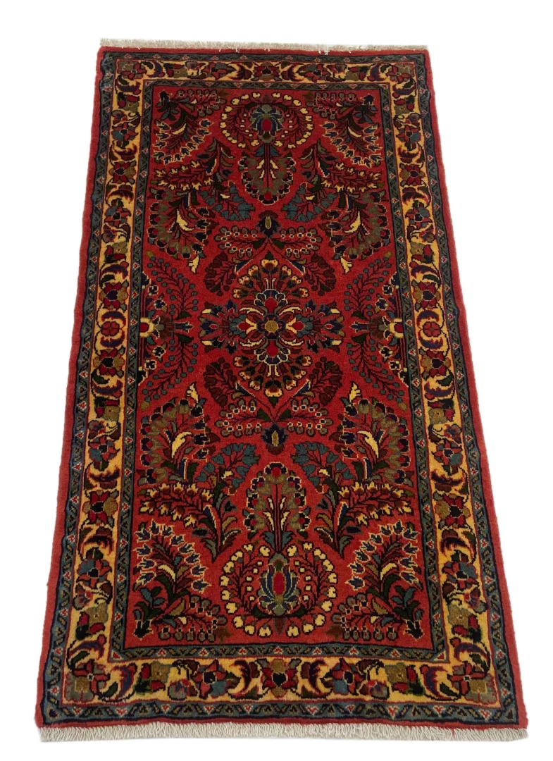 Perserteppich Sarough 125 x 66 cm Wolle handgeknüpft