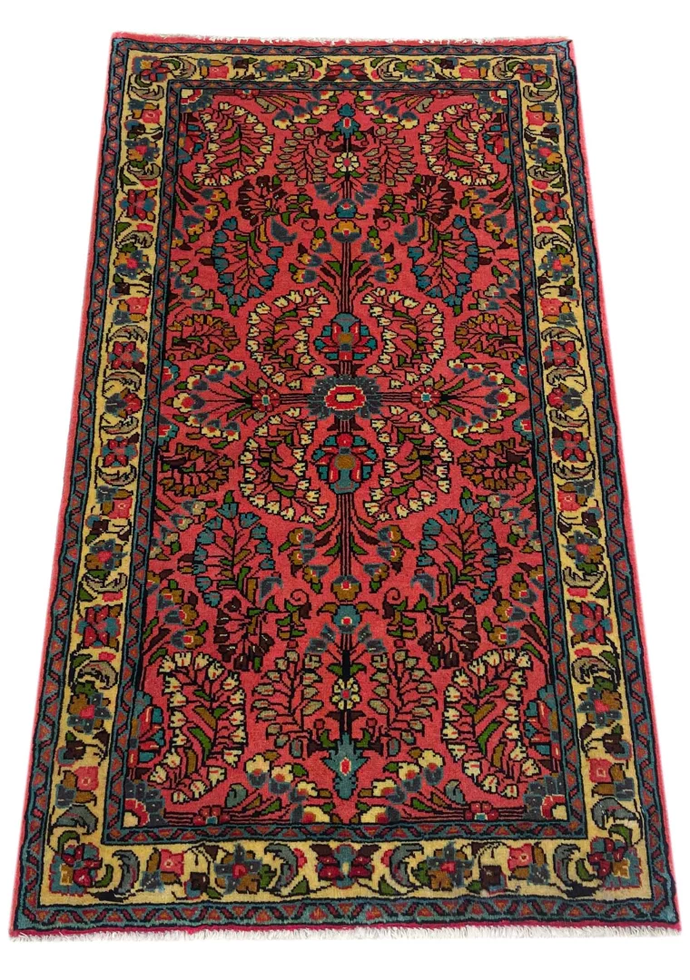 Perserteppich Sarough 127 x 70 cm Wolle handgeknüpft