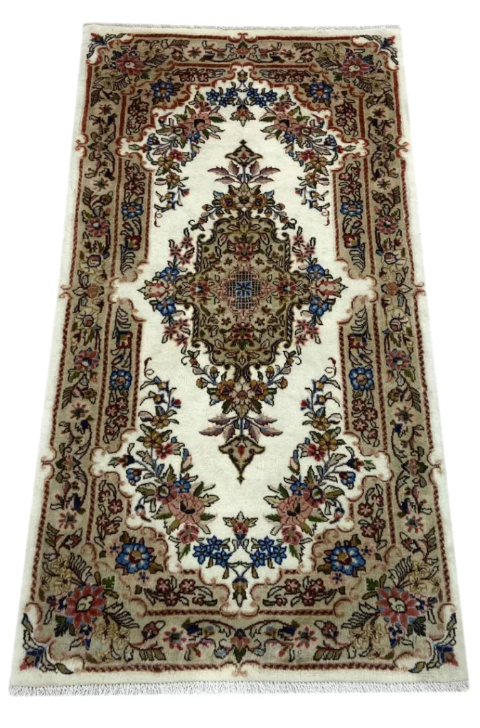 Perserteppich Sarough 128 x 66 cm Wolle handgeknüpft