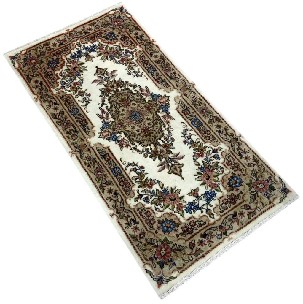 Perserteppich Sarough 128 x 66 cm Wolle handgeknüpft