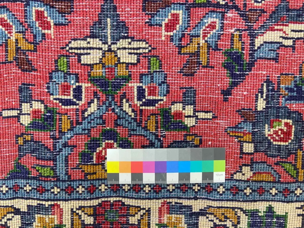 Perserteppich Sarough 130 x 69 cm Wolle handgeknüpft