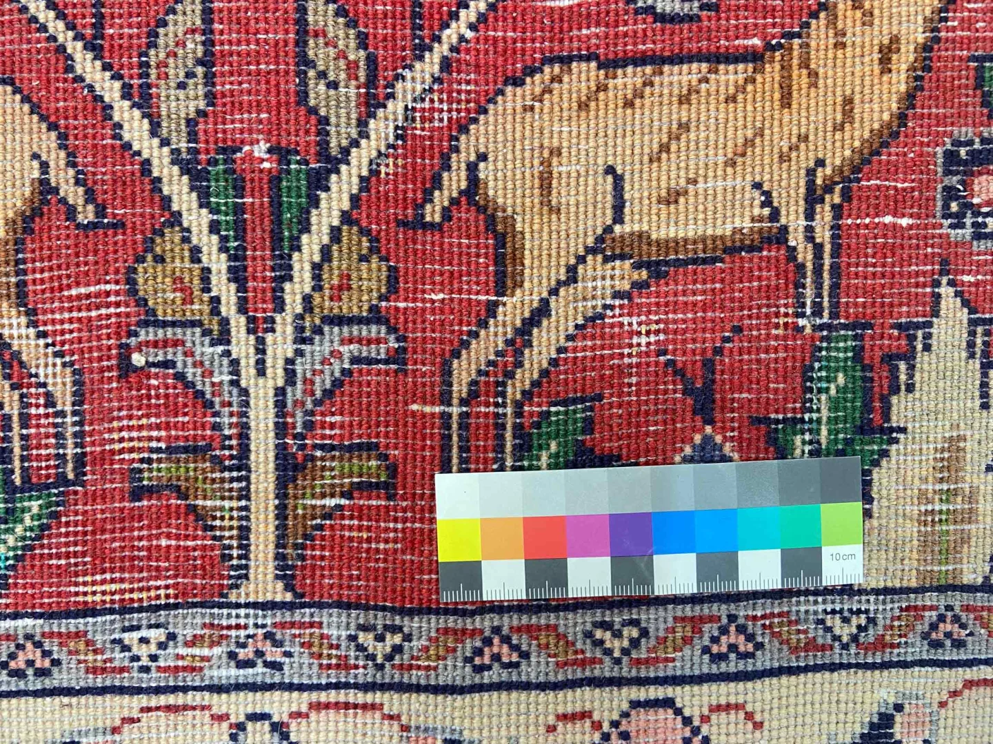 Perserteppich Sarough 132 x 62 cm Wolle handgeknüpft