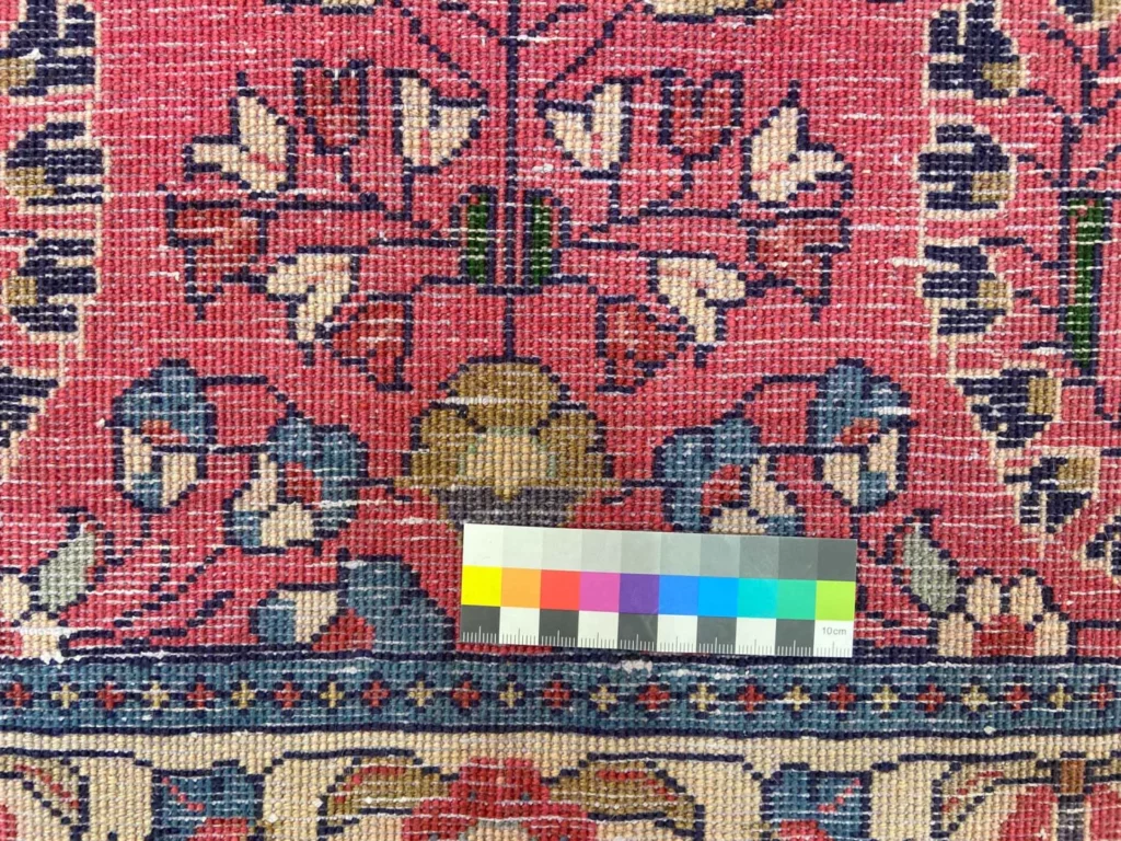 Perserteppich Sarough 132 x 68 cm Wolle handgeknüpft