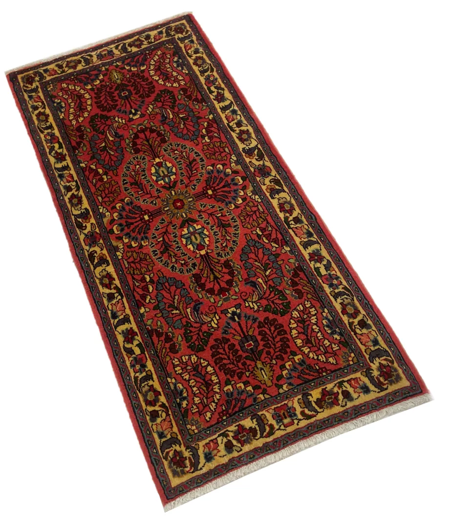 Perserteppich Sarough 133 x 65 cm handgeknüpft