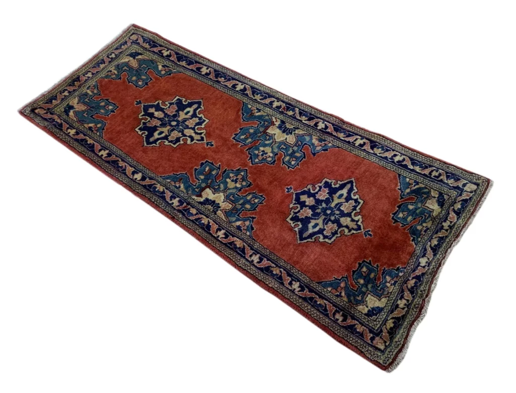 Perserteppich Sarough 135 x 57 cm Wolle handgeknüpft