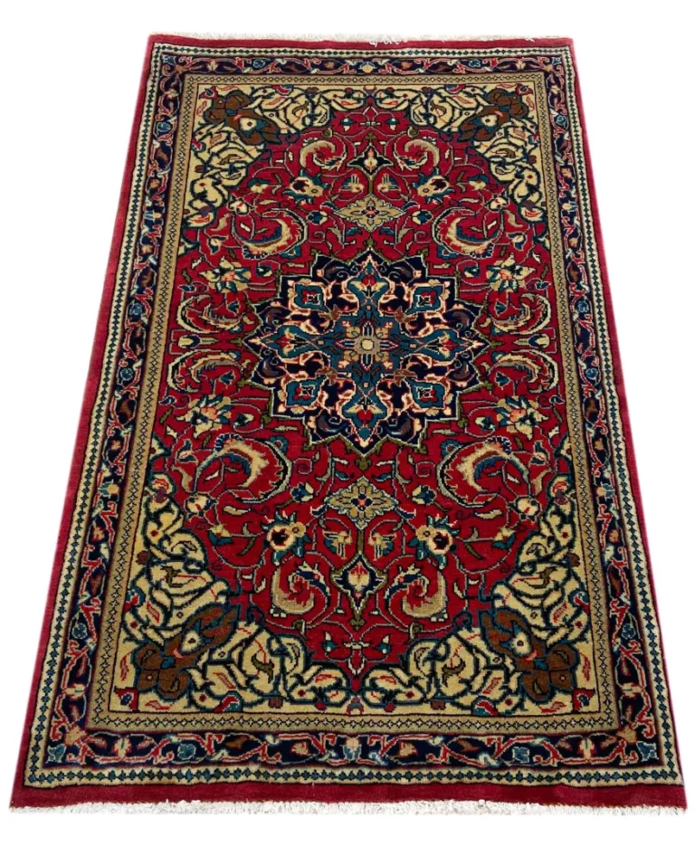 Perserteppich Sarough 135 x 80 cm Wolle handgeknüpft