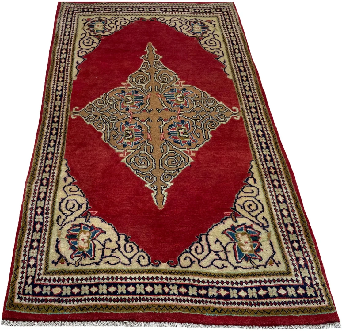 Perserteppich Sarough 146 x 82 cm Wolle handgeknüpft
