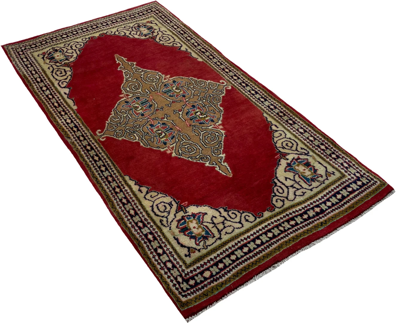Perserteppich Sarough 146 x 82 cm Wolle handgeknüpft
