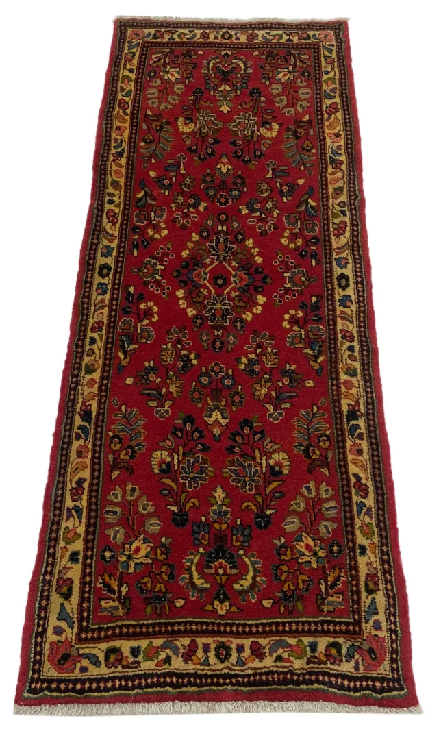 Perserteppich Sarough 161 x 59 cm Wolle handgeknüpft
