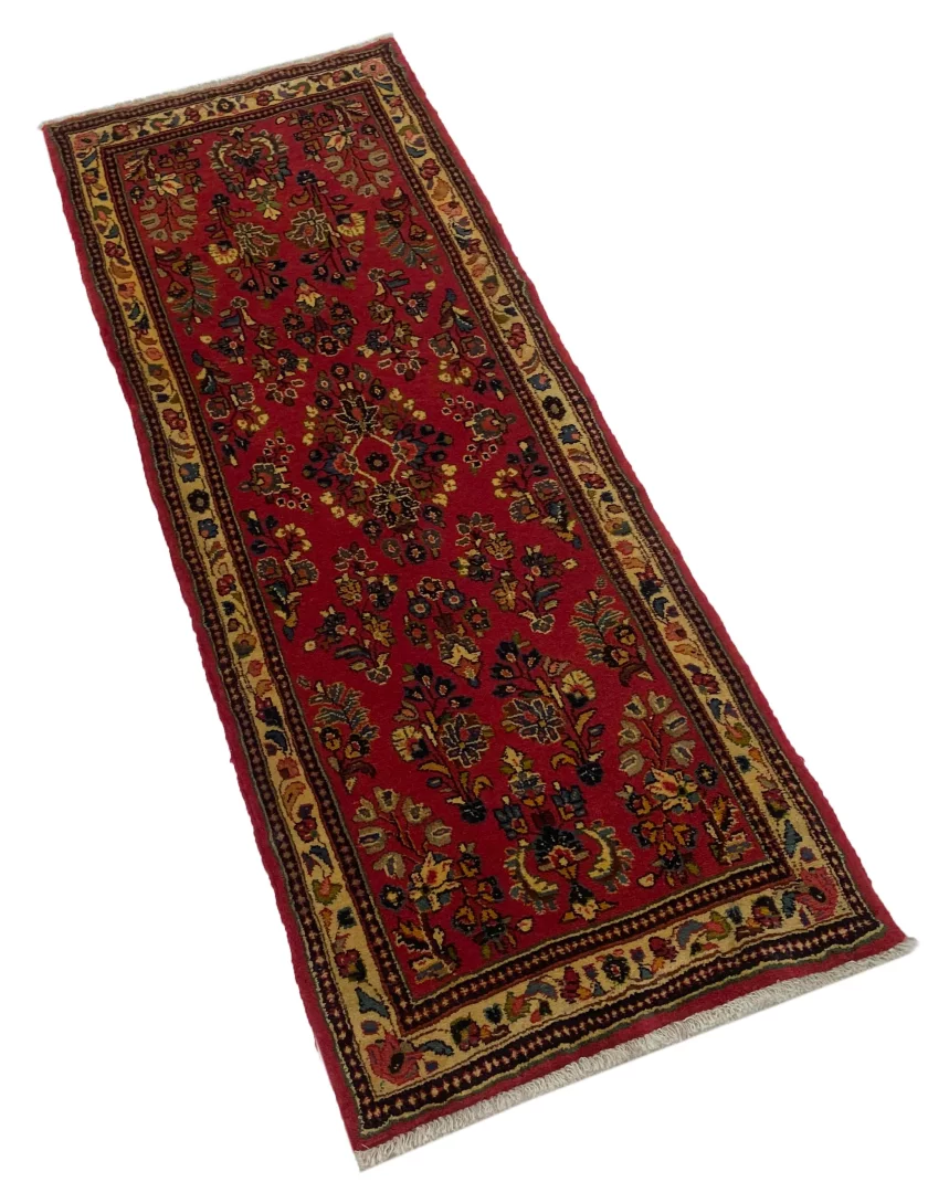 Perserteppich Sarough 161 x 59 cm Wolle handgeknüpft