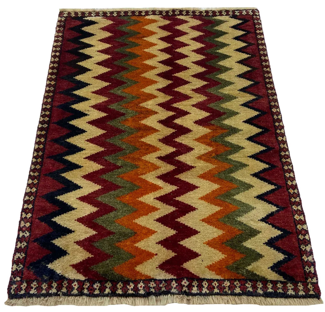 Perserteppich Shiraz 133 x 93 cm Schurwolle handgeknüpft