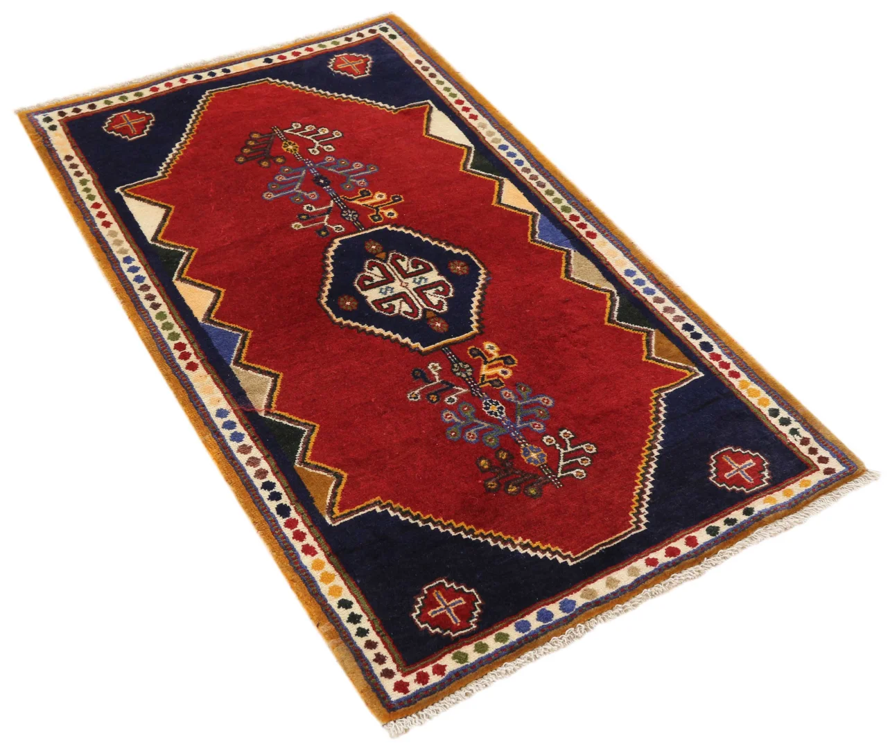 Perserteppich Shiraz 145 x 82 cm Wolle handgeknüpft