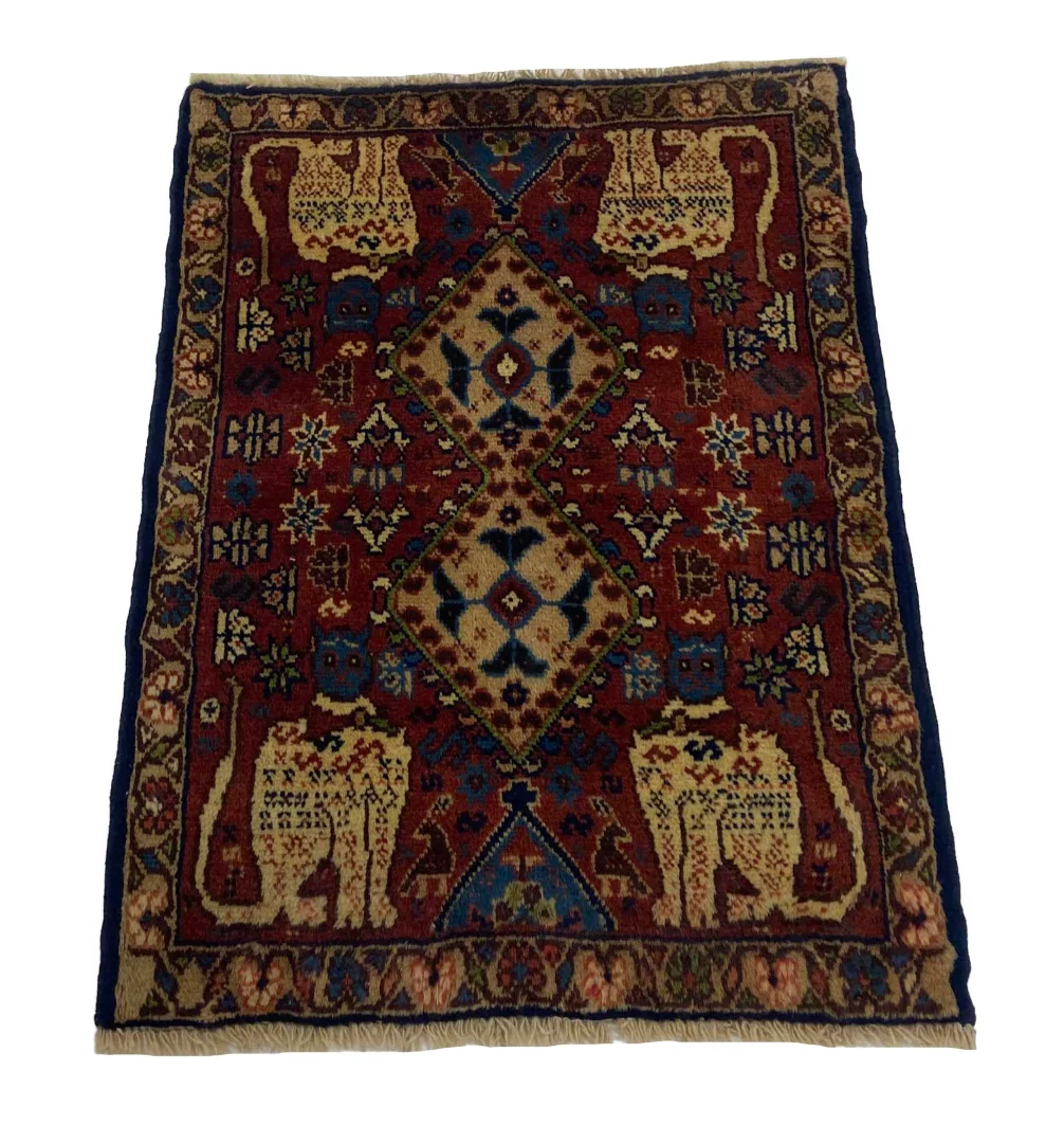 shiraz-orientteppich-82-x-58-cm-100000-knoten-handgeknupft-1 Perserteppich Shiraz 82 x 58 cm Wolle handgeknüpft