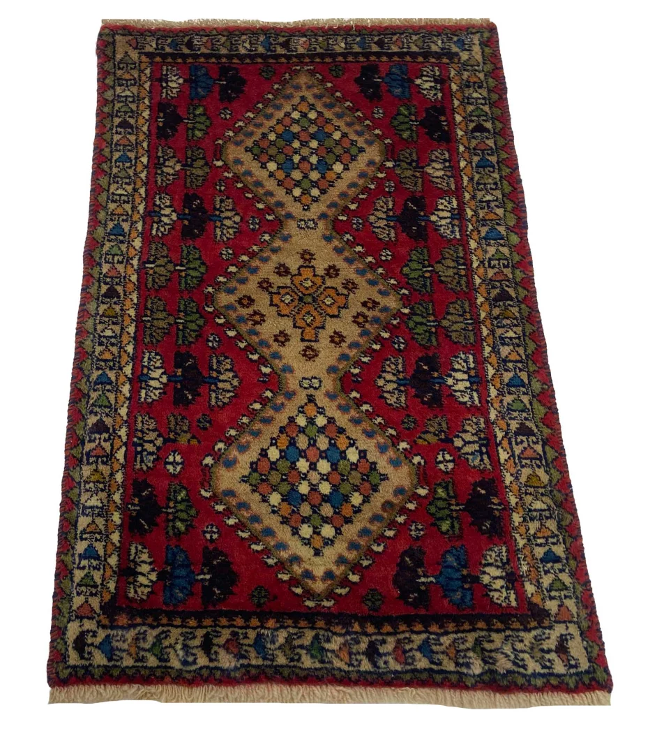 Perserteppich Shiraz 84 x 52 cm Wolle handgeknüpft