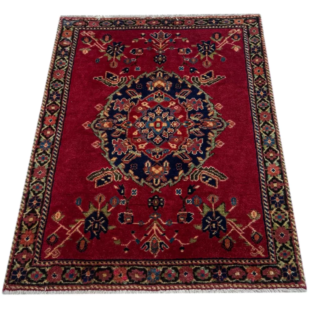 sirjan-teppich-86-x-65-cm-exotischer-perserteppich-handgeknupft-1 Perserteppich Sirjan 86 x 65 cm handgeknüpft