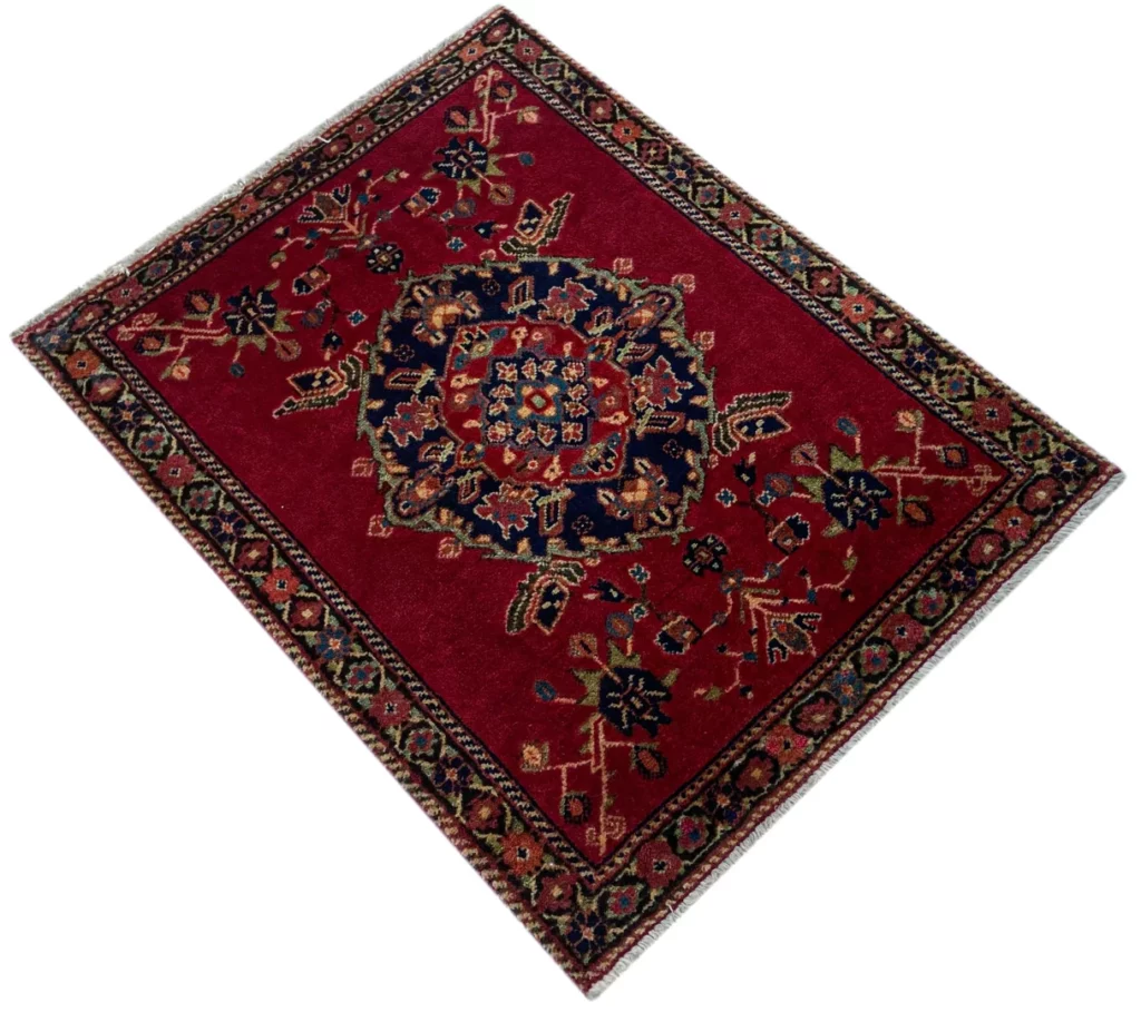 sirjan-teppich-86-x-65-cm-exotischer-perserteppich-handgeknupft-2 Perserteppich Sirjan 86 x 65 cm handgeknüpft