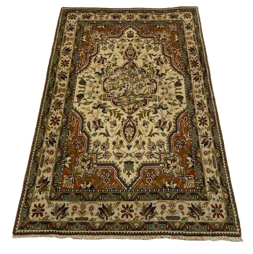 orientteppich-tabris-145-x-96-cm-50-raj-handgeknupft-seide-1 Perserteppich Täbris 145 x 96 cm Seide handgeknüpft