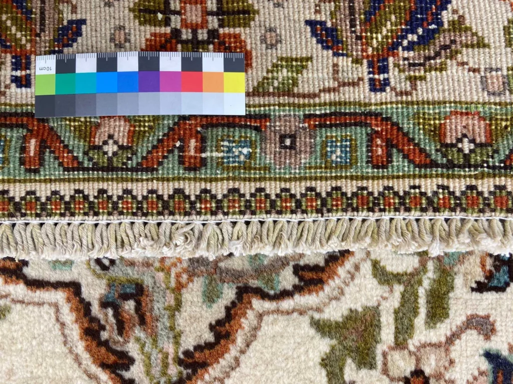orientteppich-tabris-145-x-96-cm-50-raj-handgeknupft-seide-4 Perserteppich Täbris 145 x 96 cm Seide handgeknüpft