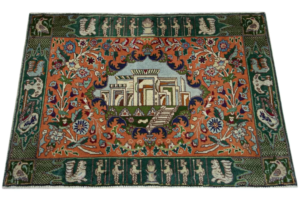 orientteppich-tabris-60-x-85-cm-50-raj-handgeknupft-seide-1 Perserteppich Täbris 60 x 85 cm Seide handgeknüpft
