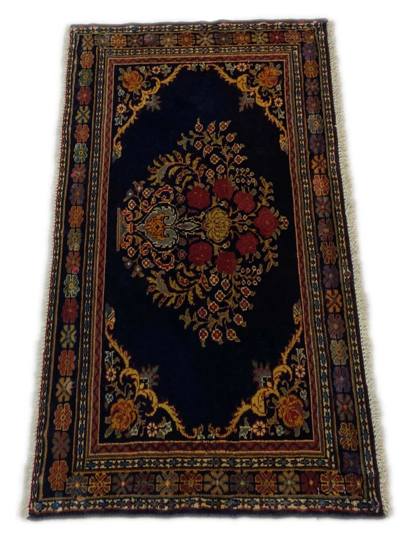Perserteppich Turkman 107 x 58 cm Wolle handgeknüpft